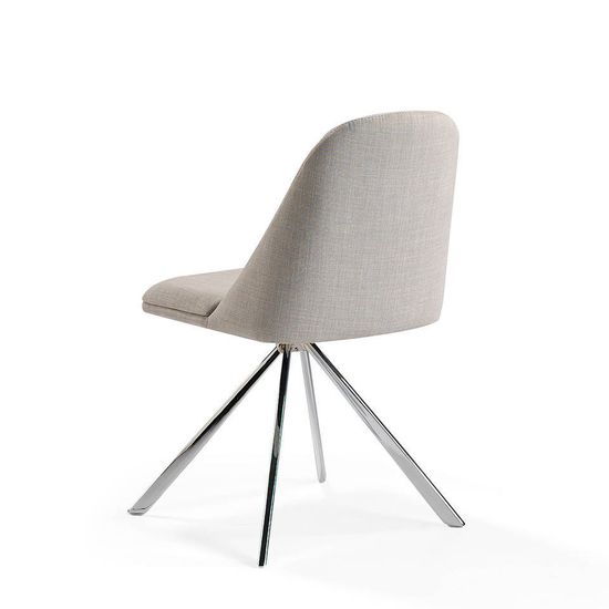 Поворотный стул Espacio Malva F3216 /4020 серый Испания 