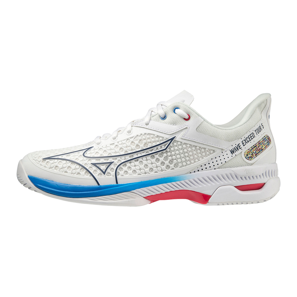 Мужские теннисные кроссовки Mizuno Wave Exceed Tour 5 All Court Shoe Men - White, Blue