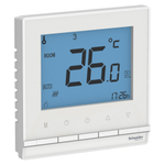 ATLASDESIGN ТЕРМОСТАТ электрон.теплого пола с датч.,от+5до+35°C,16A,в сб., БЕЛЫЙ ATN000138