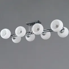 IL0791-8CSQ-25 BK CR TRENTO светильник потолочный