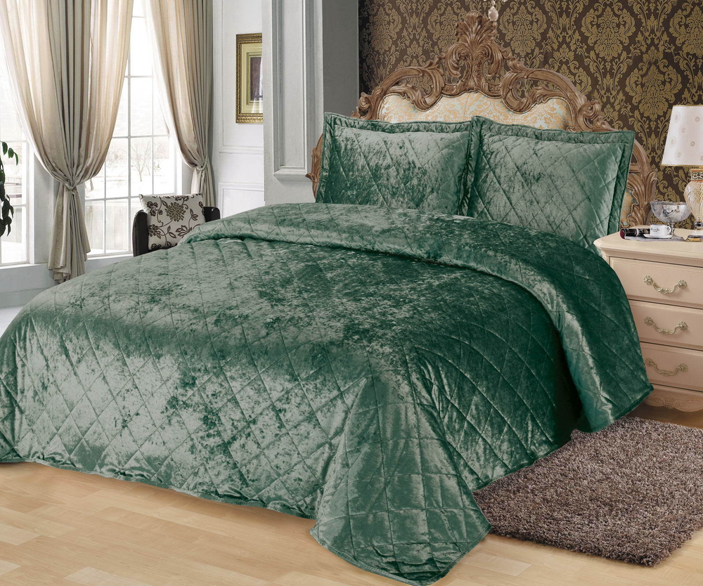 Покрывало 240х260 Sofi De MarkO Галаксия изумруд