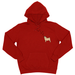 Толстовка "Мопс и бабочки"