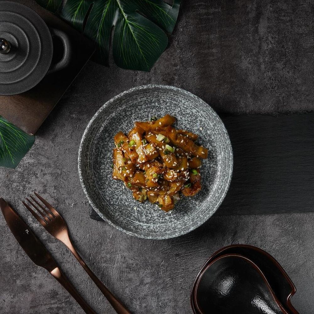 Тарелка с бортом d 17,5 см h2,8 см глазурь Glossy Stone Untouched Taiga P.L. Proff Cuisine [1]