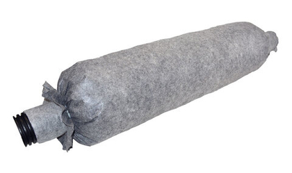 Дренажная труба без щебня 110/300 мм с наполнителем в фильтре