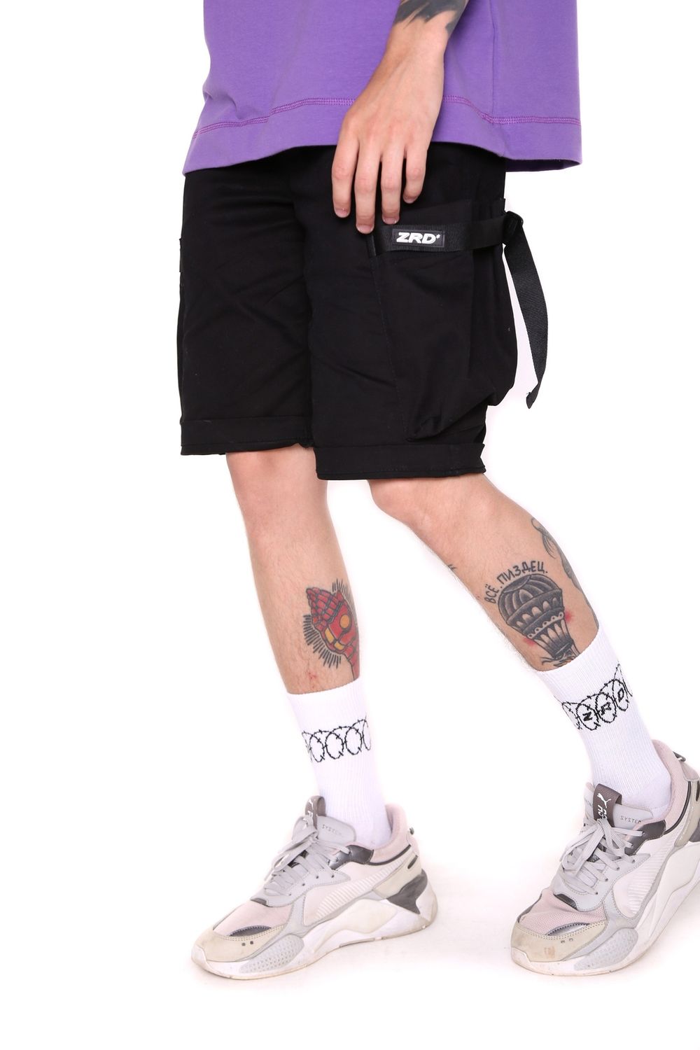 Шорты ZRD Rope strap черные