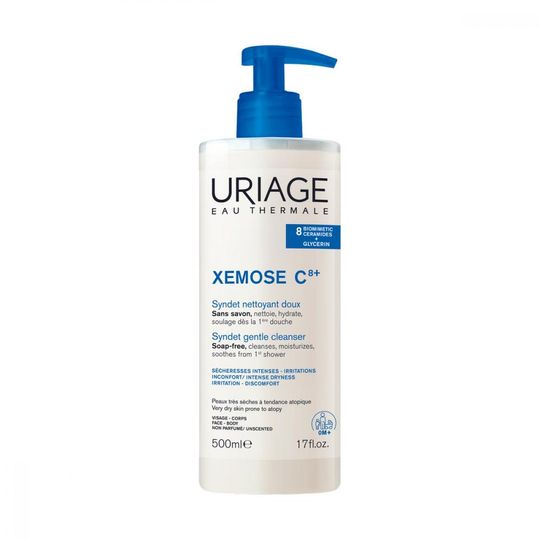 Uriage Xemose Gentle Cleansing Syndet Мягкий очищающий гель, 500 мл