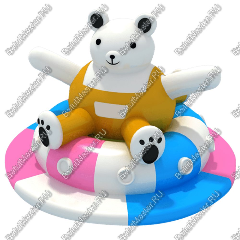 Электрическая карусель детская 4KIDS "Надувной медвежонок"