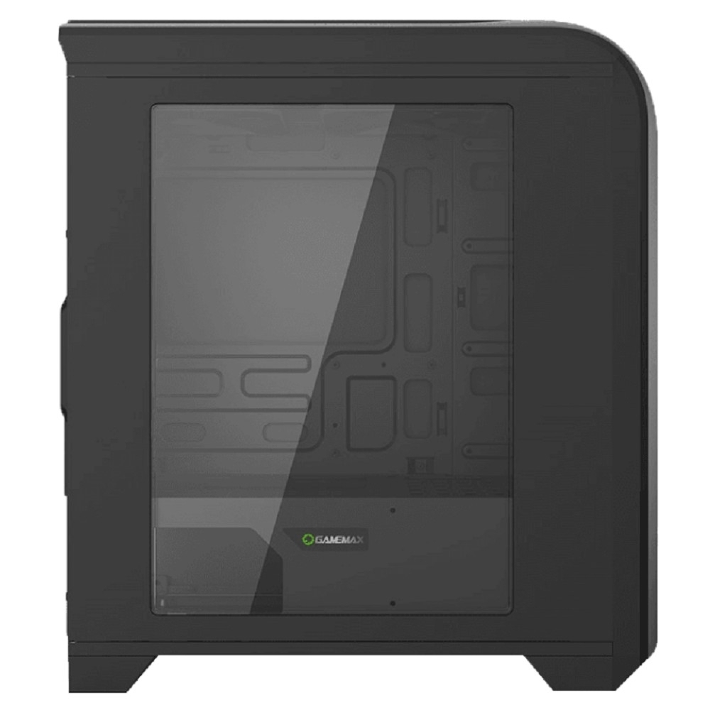 Корпус для компьютера GameMax Корпус Centauri Black Gray без БП (ATX,Черн-сер,USB3.0, Зак.стекло, 1*120мм. RGB, пыл.фил.)