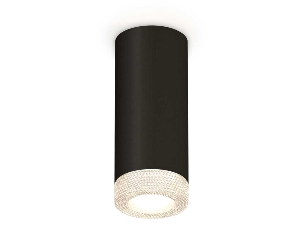 Комплект накладного светильника Ambrella light Techno Spot XS7443010 SBK/CL черный песок/прозрачный (C7443, N7191)