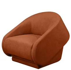 Раскладное лаунж-кресло Foldix терракотовое