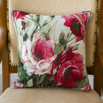 Декоративный гобеленовый чехол для интерьерной подушки Акварельные розы 38*38