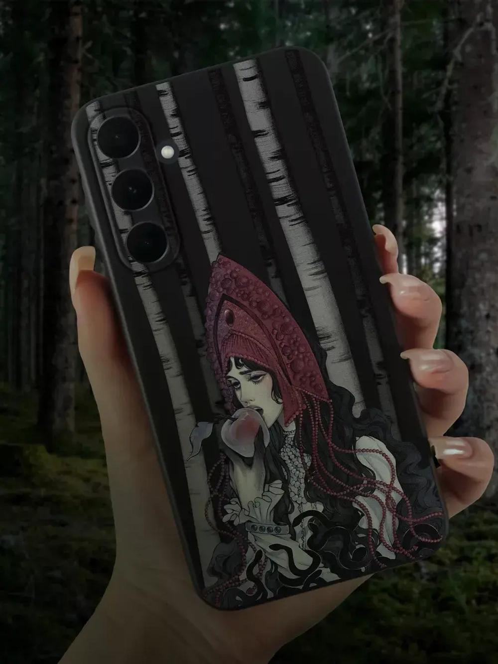 Чехол на Samsung A35 с принтом