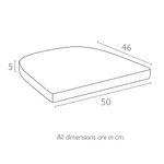 Подушка для кресла Siesta Contract Aruba, бежевый