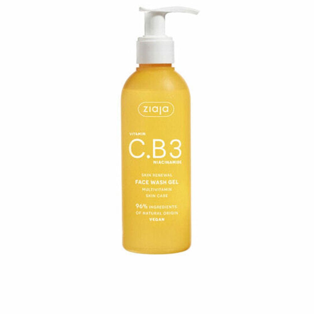 Жидкие очищающие средства Очищающий гель для лица Ziaja Vitamin C.B3 Niacinamide 190 ml