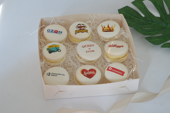 Макарон с логотипами №3010