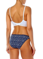 Набор из 3 хлопковых трусиков Alice (Размер: S) (Цвет: синий с белым)