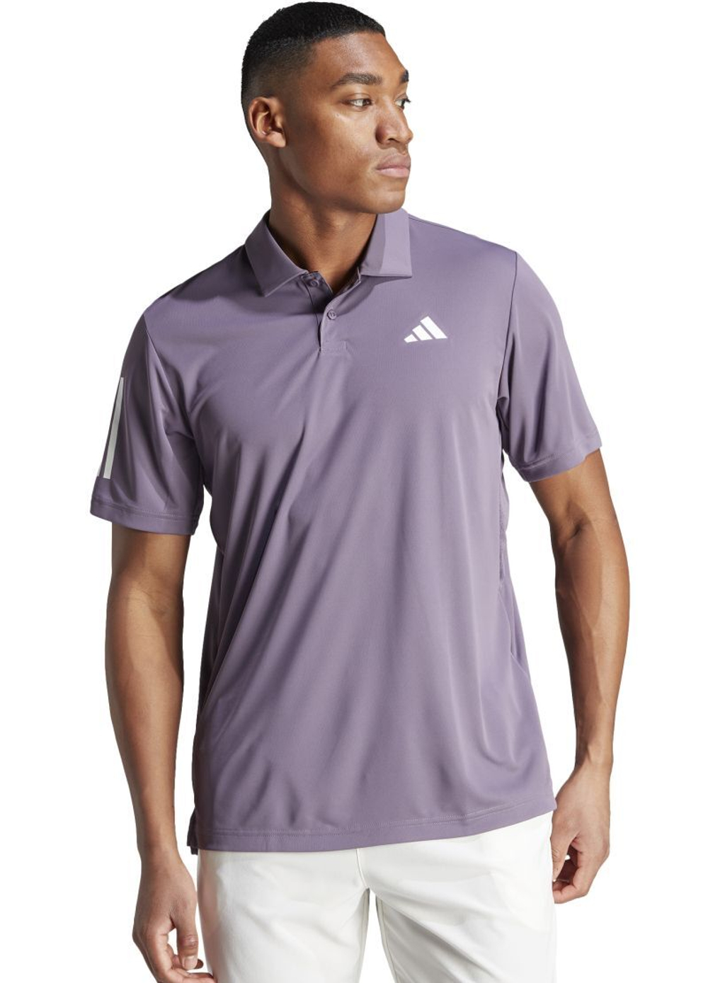 Мужское теннисное поло Adidas Club 3-Stripes Polo - violet