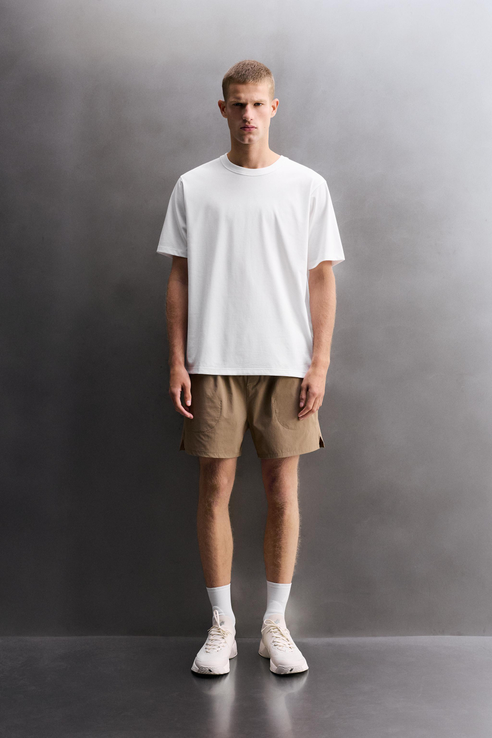 ZARA ФУТБОЛКА ДЛЯ ТРЕНИРОВОК COMFORT, БЕЛЫЙ