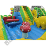 Большой надувной батут "Средневековье" 9*9*5 м