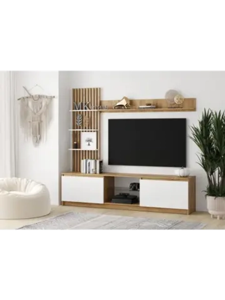 Стенка под телевизор в гостиную 210х41,3х191,4 см