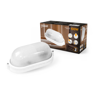 Настенно-потолочный светильник НБП Е27 926602201 белый Gauss