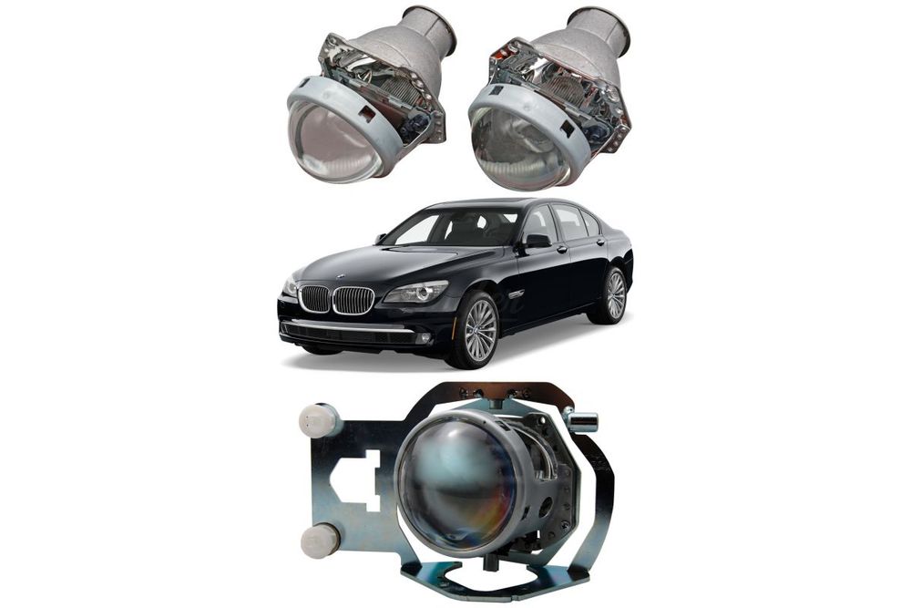 Готовый комплект для замены штатных линз ZKW с AFS BMW 7 2009-2012 Тип №2