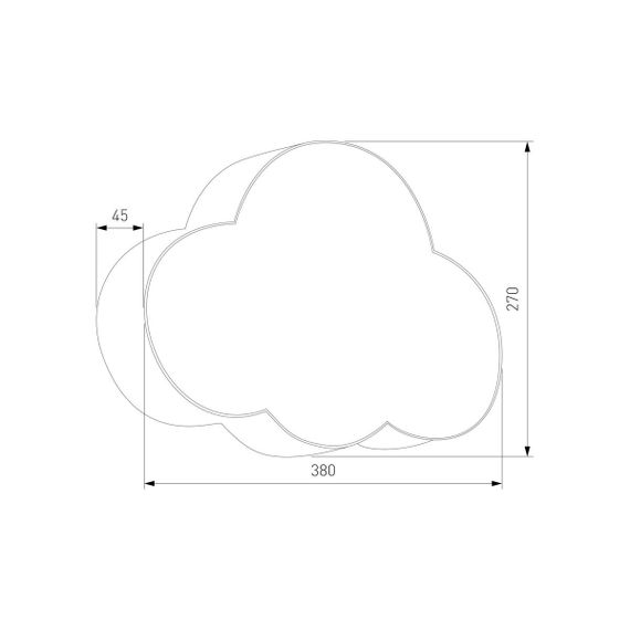 Настенный светильник TK Lighting 5886 Cloud