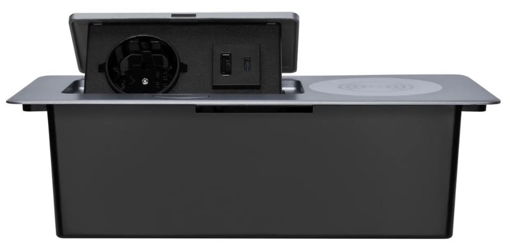 Блок розеток  Cactus CS-SOCKET-USBA/C-WLESS