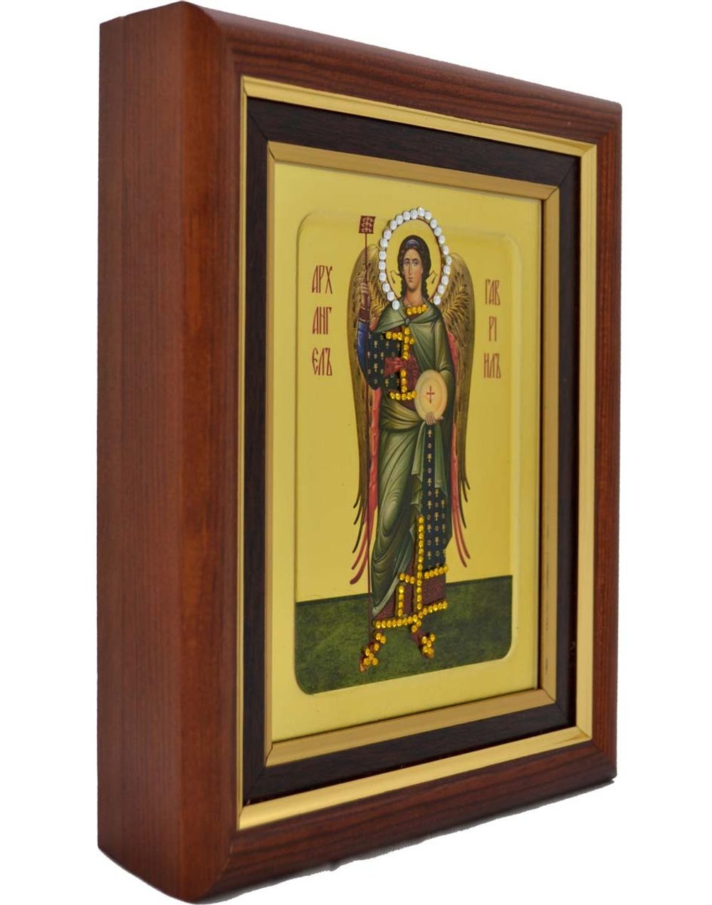 Икона архангела Гавриила, писанная в монастыре.