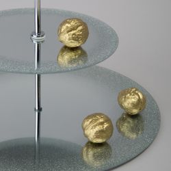 БЛЮДО СЕРВИРОВОЧНОЕ 2-Х ЯРУСНОЕ "SILVER MIRROR" 19/30 СМ