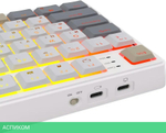 Клавиатура Royal Kludge RK N80 Brown switch/Pearly Dawn