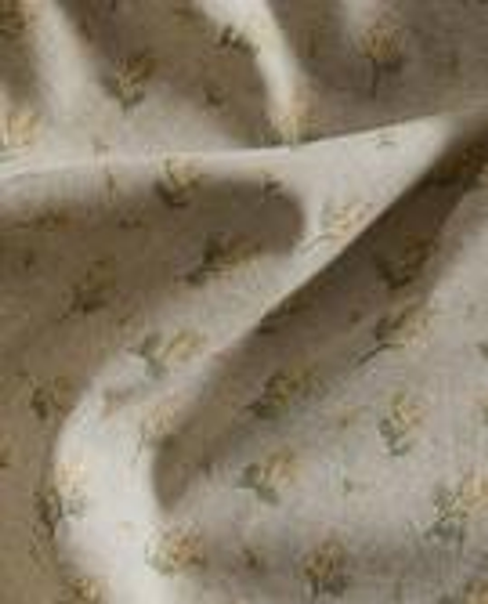 ZARA HOME НАБОР САЛФЕТОК «ПОЛЕВЫЕ ЦВЕТЫ» С КРУЖЕВОМ (2 ШТ.), СЕРЫЙ