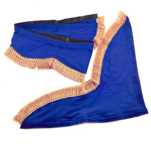 Шторка ламбрекен 180 см/60 х 60 см синяя Skyway