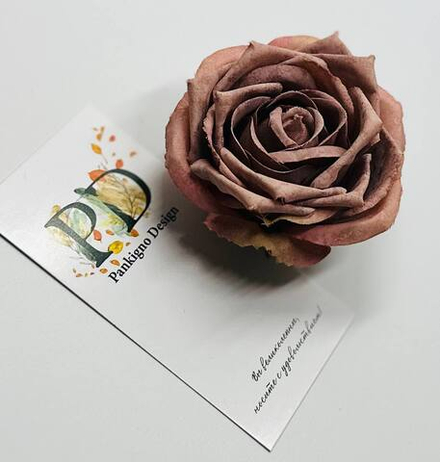 Брошь-заколка Pankigno Design  с цветком розы LMTD