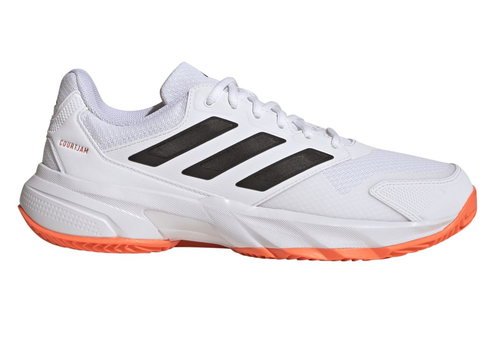 Теннисные кроссовки Adidas CourtJam Control 3 M Clay - cloud white/core black/lucid orange