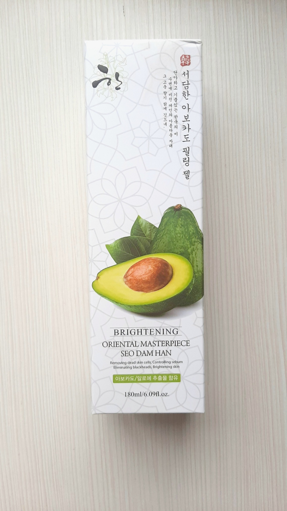 Пилинг-скатка с авокадо 3W Clinic Seo Dam Han Blue Avocado Peeling Gel, 180 мл.