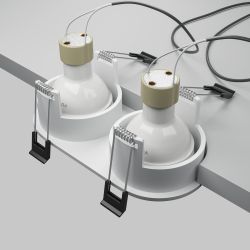 Светильник встраиваемый Maytoni   DL126-02-GU10-W