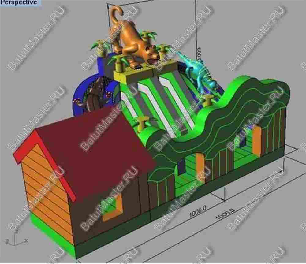 Коммерческий надувной батут "Килиманджаро"