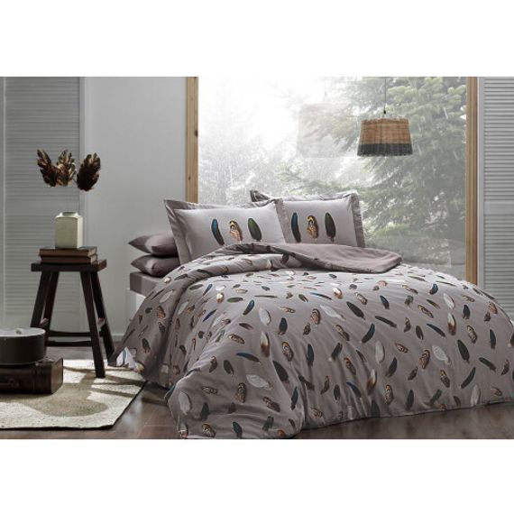 Постельное белье deluxe TIVOLYO Home Gala бежевый