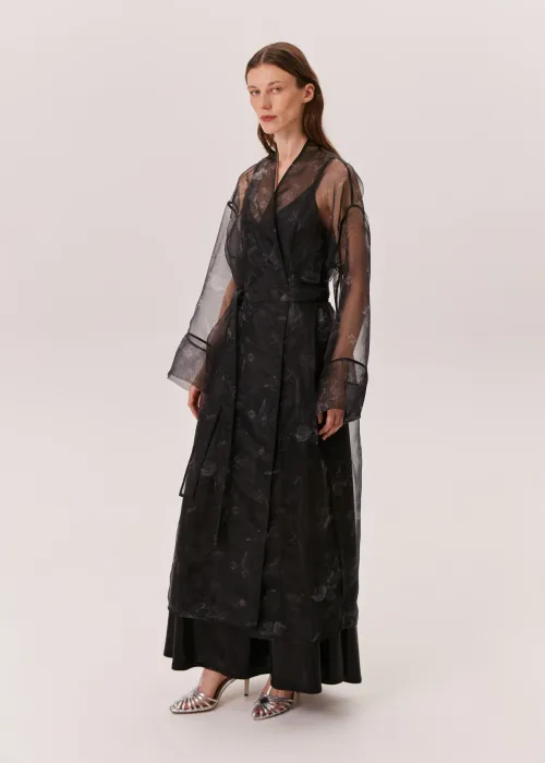 Тренч ЩЕЛКУНЧИК черного цвета