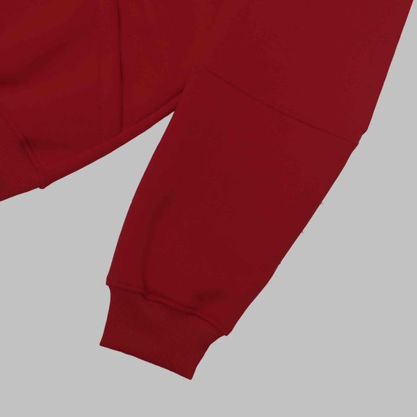 Толстовка Street с начесом на молнии красный марс - фото 6