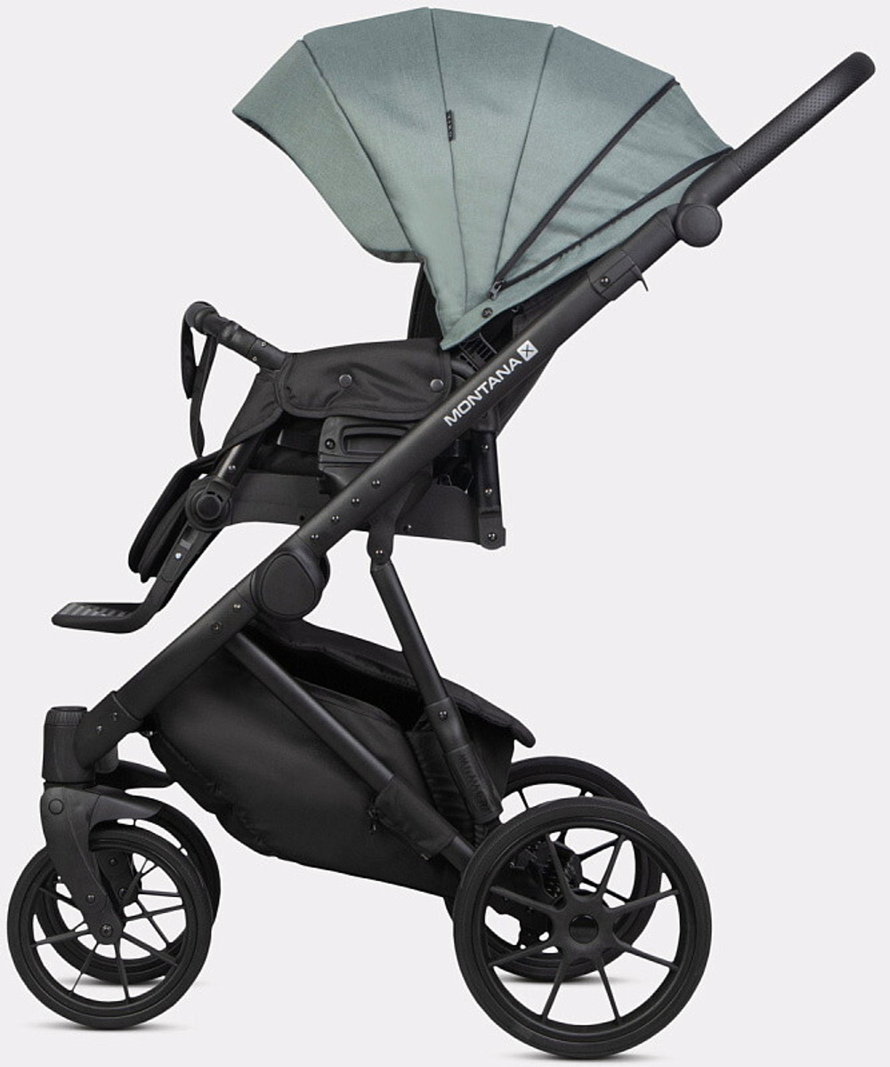 Детская коляска Riko Basic Montana Plus X 3 в 1 41 Green (зеленый)