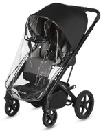Детская коляска Cybex Balios S Lux BLK Aton B2 i-Size 3 в 1 Moon Black с дождевиком/Volcano Black