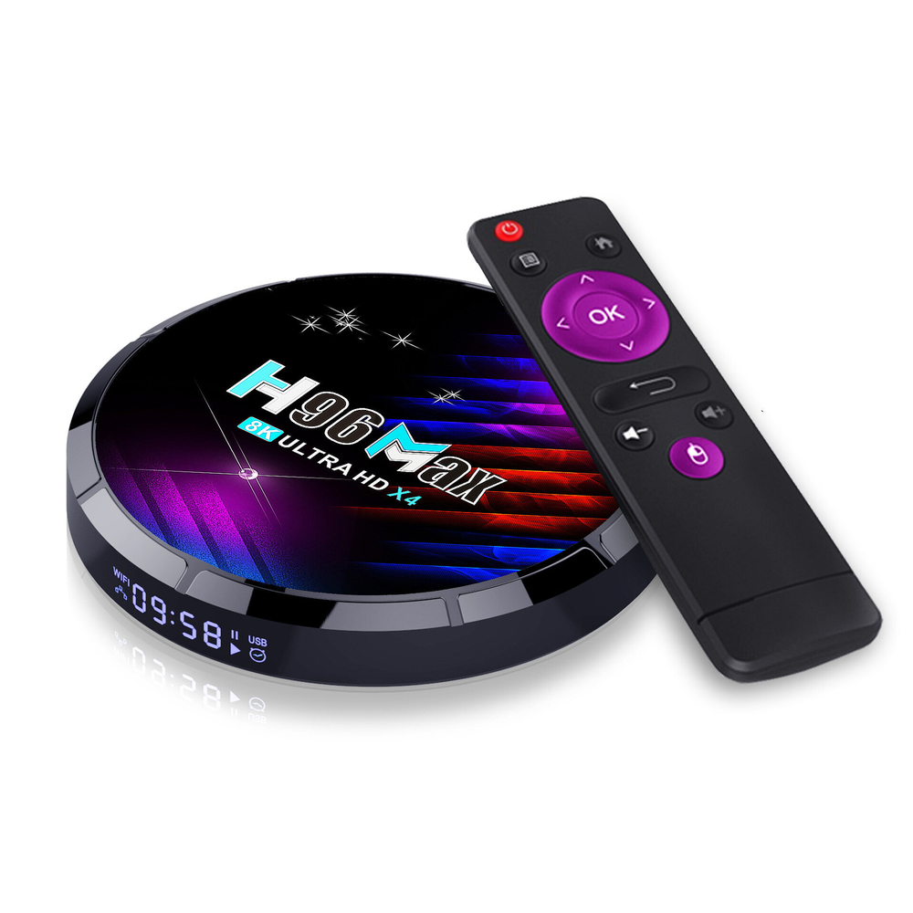 Приставка H96max X4, 4ГБ+32ГБ, 8K, Android TV