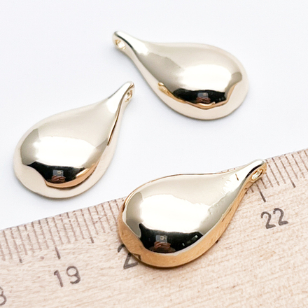 Подвеска Капля, цвет золото, размер 23*13 мм, цена за 1 шт