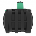 Подземная емкость Мультпласт 5.5 5500 л. горизонтальный (2800x1880x2730см;205кг;черный) - арт.555473