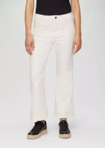 Cropped Jeans / Regular Fit / Mid Rise / Flared Leg