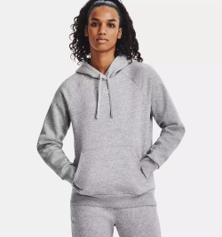 Женская флисовая толстовка Under Armour UA Rival Fleece Hoodie-GREY