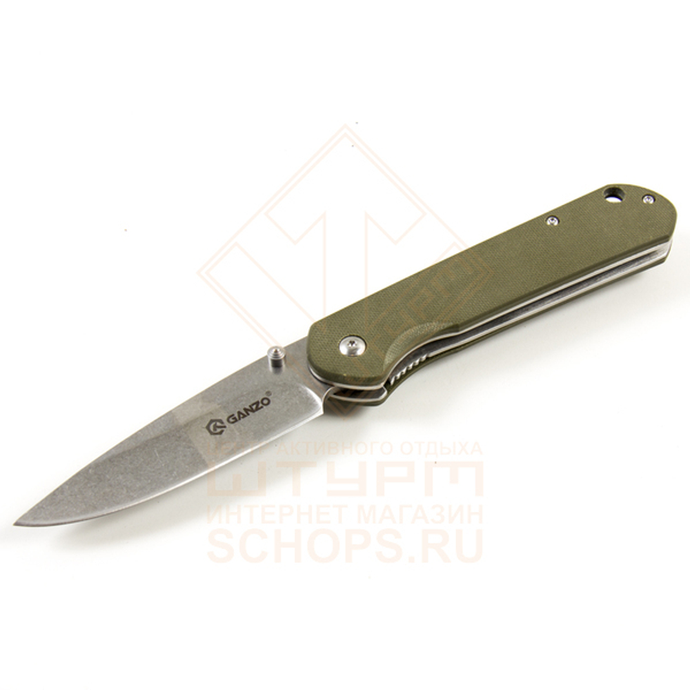 Нож складной Ganzo G6801, Green