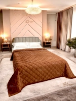 Покрывало 220х240 стеганое для кровати и дивана